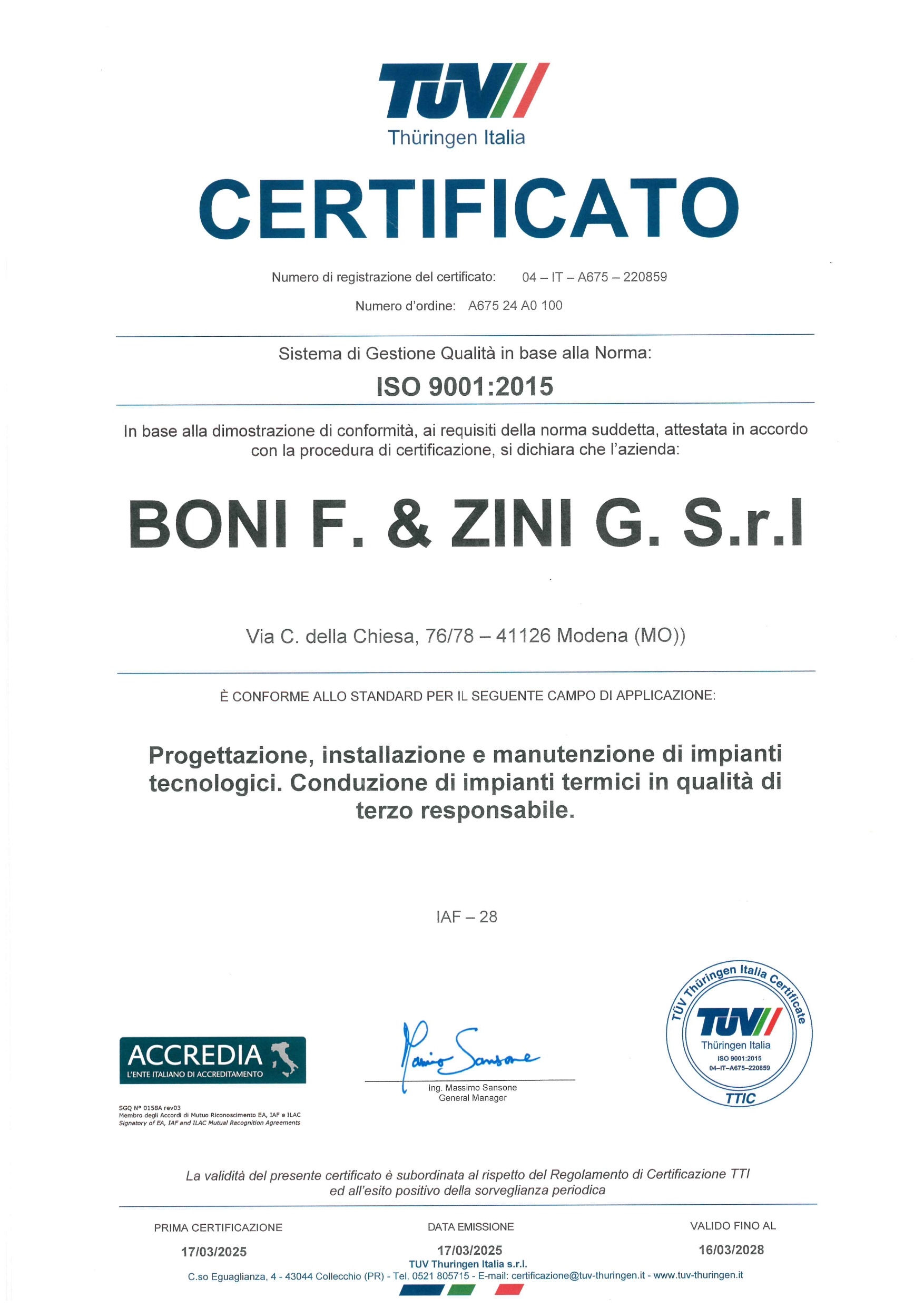 ISO 9001:2015